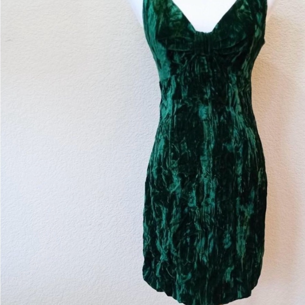 American Vintage Green Sheath Mini Dress